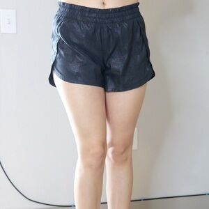Women’s Black Athletic Shorts - Elastic Waist